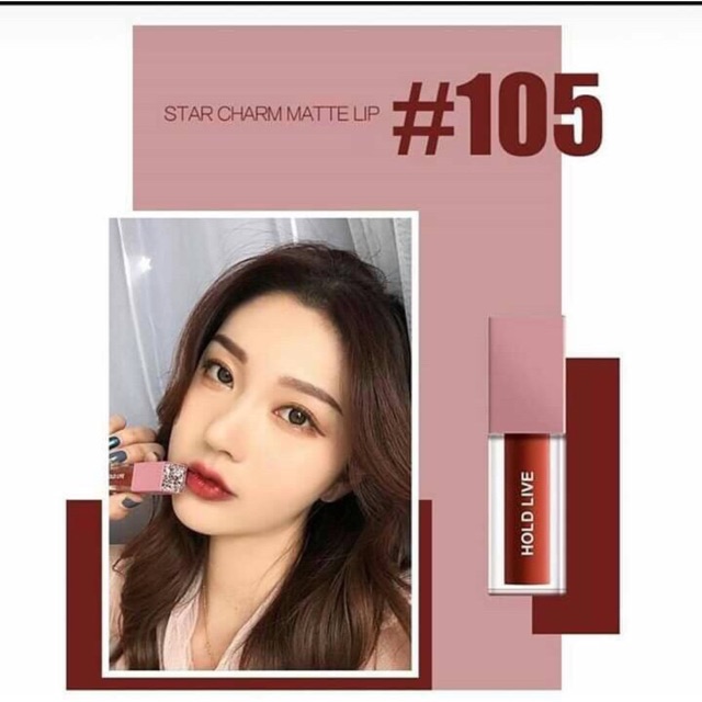 Son kem nắp đính đá Hold Live Star-Charm Velvet Matte Lip | Thế Giới Skin Care