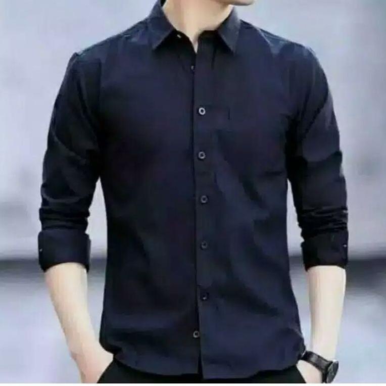 Áo Sơ Mi Nam Dài Mười 6.6 Màu Xanh Dương Đậm/Trắng/Đen/Xanh Dương Đậm