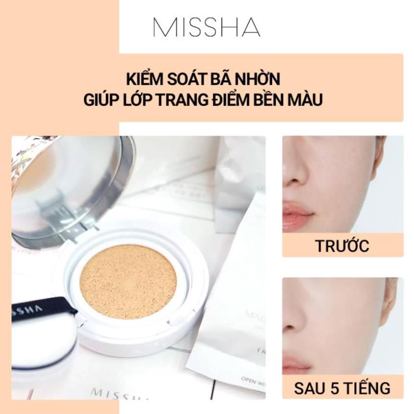 Phấn Nước Missha NEW EDITION Che Phủ Hoàn Hảo M Magic Cushion SPF 50+ PA+++ 15g - IVORY