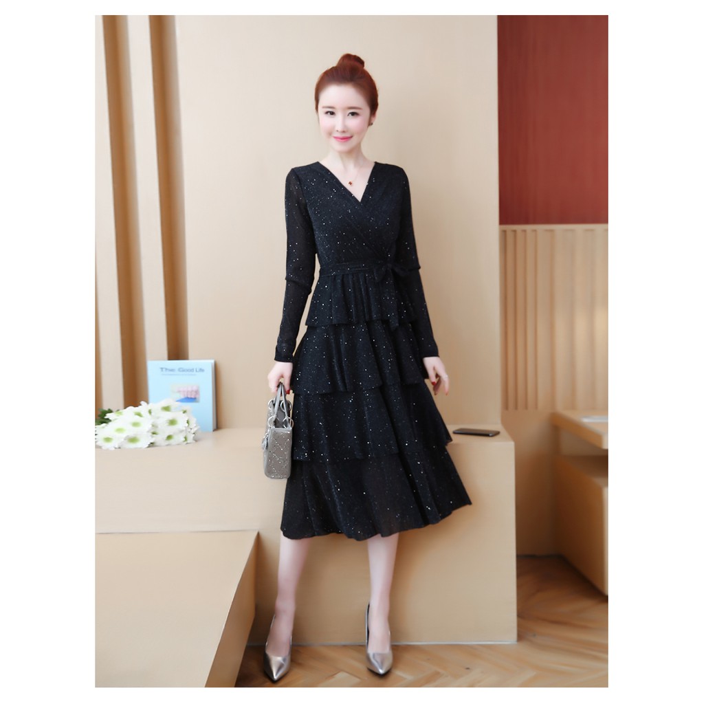 Đầm xòe big size quảng châu D1167