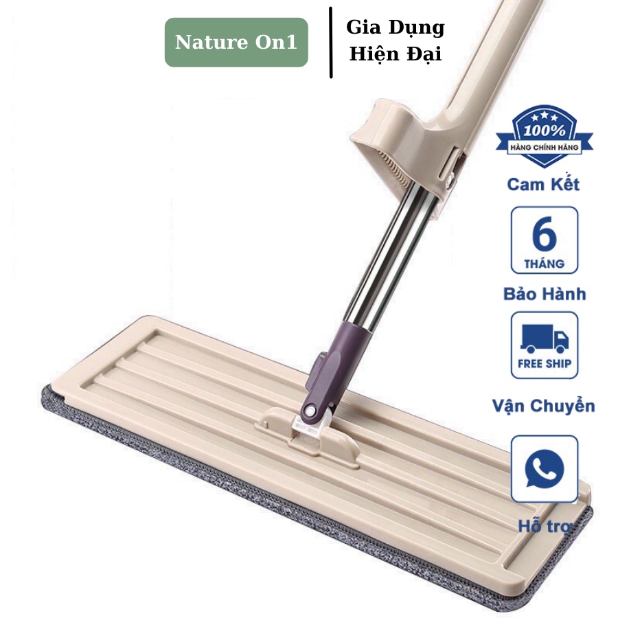 Cây Lau Nhà, Chổi Lau Nhà Thông Minh Tự Vắt Phẳng, Xoay 360 Độ, Thấm Hút Bẩn Siêu Nhanh, Siêu Sạch Spin Mop