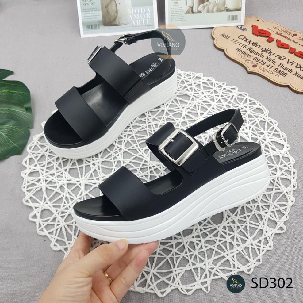 SANDAL NỮ CÔNG SỞ ĐẾ BẰNG 4CM - VIVIANO SD302