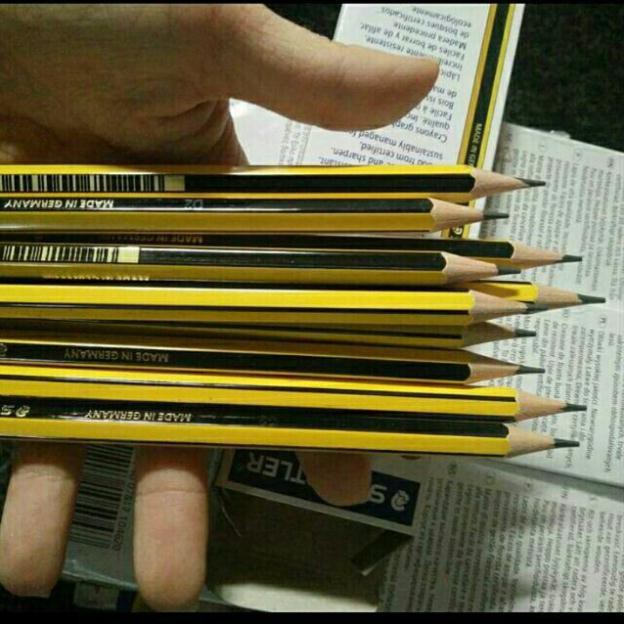 12 BÚT CHÌ ĐỨC HB,2B HÀNG CHUẨN CHẤT LƯỢNG