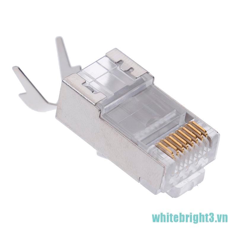 Set 10 Đầu Nối Dây Cáp Cat7 Rj45 Cat 7