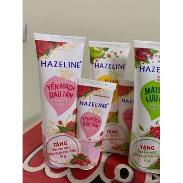 Sữa rửa mặt Hazeline nghệ kiwi và mát cha lưu đỏ 50g