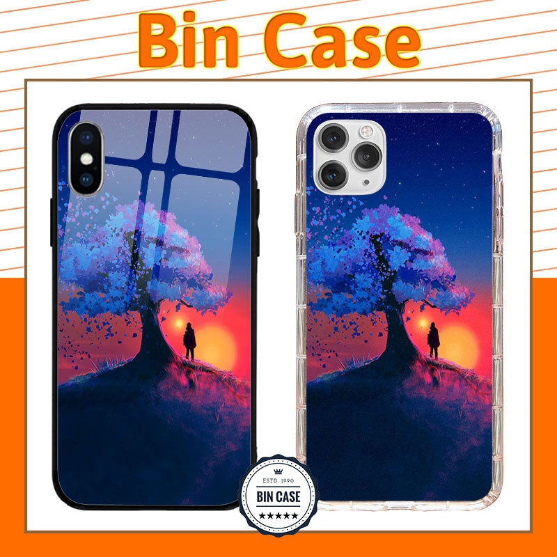 🌺Ốp lưng phong cảnh ấn tượng 🌺Ốp người và cây cô đơn iphone 13 12 11 Pro Max 6s 6 7 8 Plus X Xr Xs Max CANHDEP028
