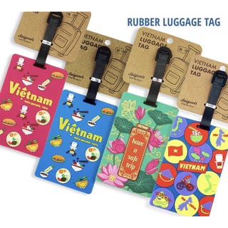 THẺ TREO HÀNH LÝ LUGGAGE TAG - Hình ảnh lưu niệm Việt Nam Quà tặng lưu niệm du lịch.