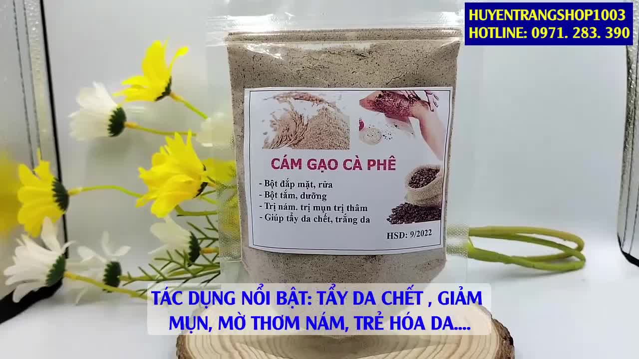 100g cám gạo cà phê cafe nguyên chất mỹ phẩm handmade | BigBuy360 - bigbuy360.vn