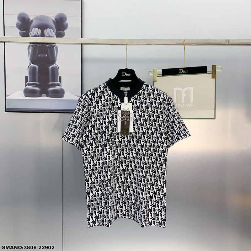 Áo Phông Nam Đi Ô In Full Họa Tiết - Áo Phông Đi Ô Đôi nam Nữ