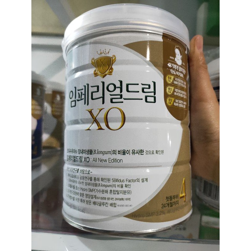 Sữa XO số 3,số 4 Hàn Quốc mẫu mới 800g hàng nội địa