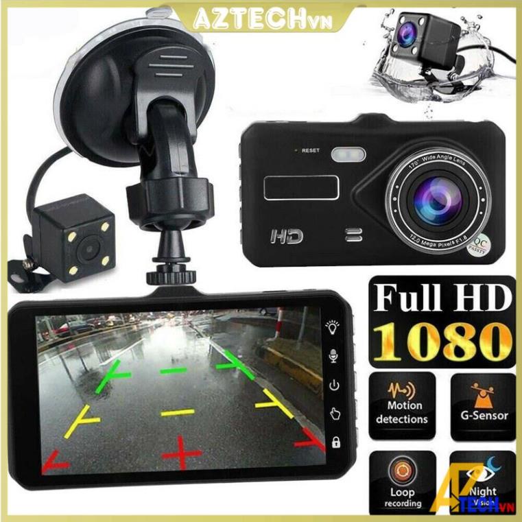 [Free Ship] Camera hành trình ô tô X004 - 2 mắt camera trước sau ghi hình đa chiều, có chế độ ghi đè | BigBuy360 - bigbuy360.vn