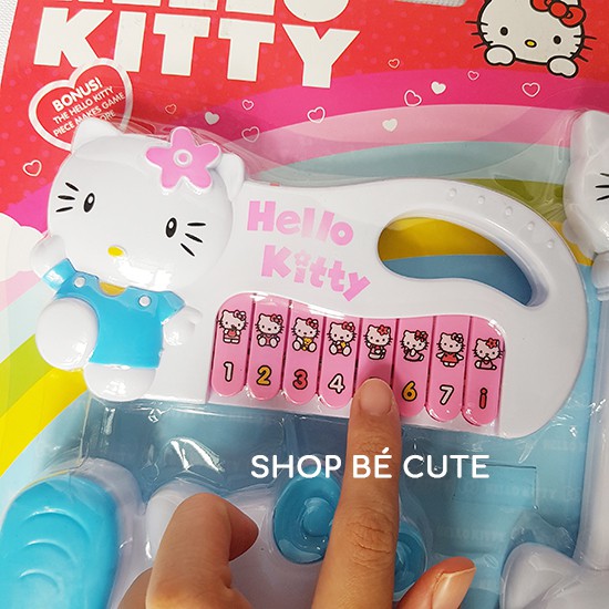 Đồ chơi đàn và điện thoại hello kitty 3 món (2 đàn và 1 điện thoại)