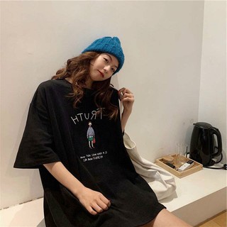 [ẢNH THẬT+FREESIZE] ÁO THUN FORM RỘNG UNISEX TRUTH CỰC CHẤT