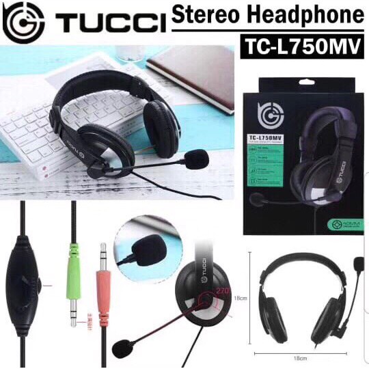 [FREESHIP-150K] TAI NGHE TUCCI A2 - - X5 - X6 CHỤP TAI CÓ MIC