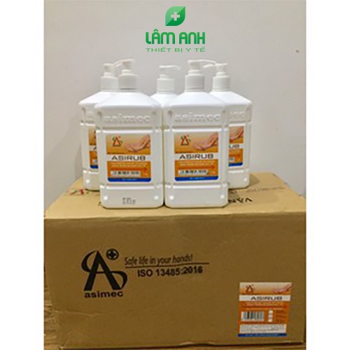 Nước rửa tay khô sát khuẩn ASIRUB 1000ML hàng chính hãng, không hại da tay, mùi hương dễ chịu | BigBuy360 - bigbuy360.vn