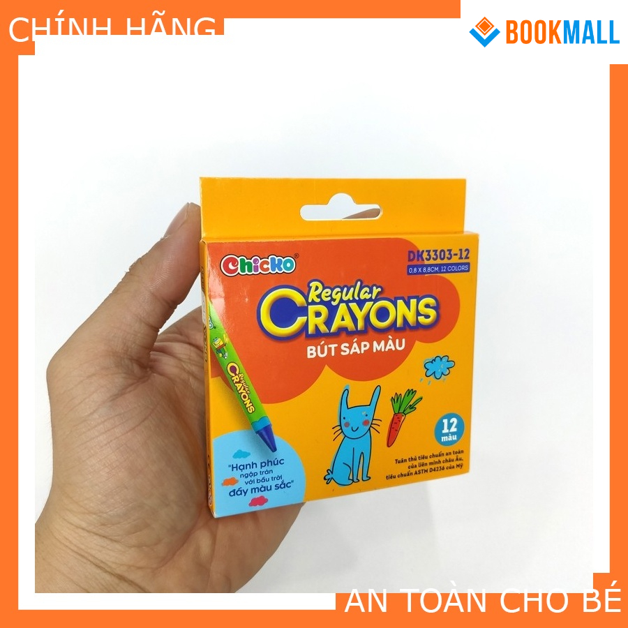 Bút Sáp Màu Duka Regular Crayons DK 3303 - tùy chọn