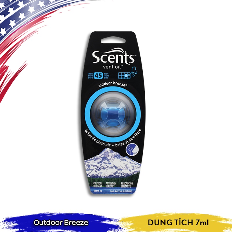 Nước hoa kẹp cửa gió ô tô Scents Mỹ