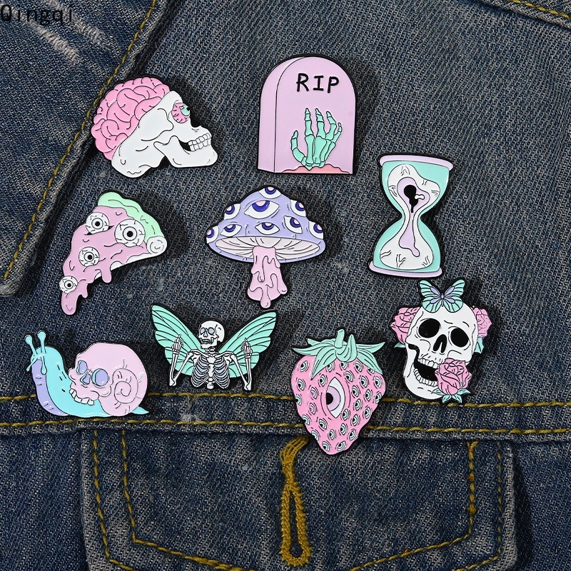 Huy hiệu cài áo MISS ZOE thiết kế nhiều mẫu halloween tùy chọn đáng yêu vui nhộn dành cho nữ