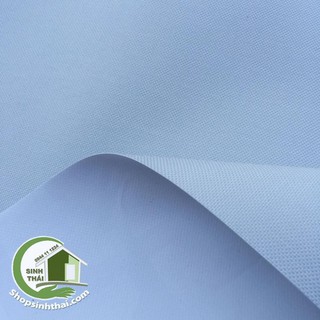 Vải bố PVC màu xám khói, xám nhạt - vải may balo túi xách [ 1m x khổ 1,55m ]