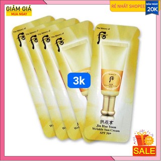 Sample Kem chống nắng giảm nếp nhăn Whoo Jin Hae Yoon Wrinkle Sun Cream