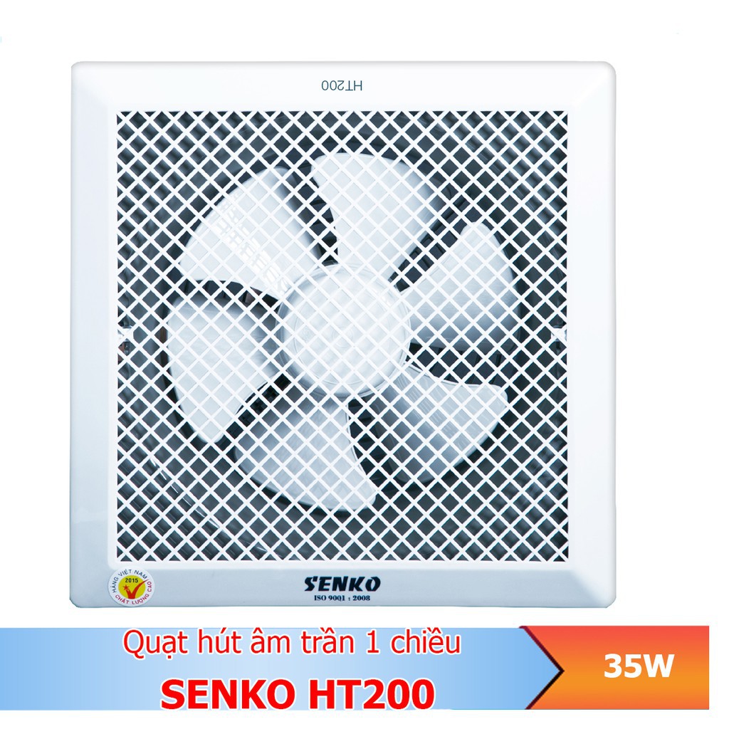 Quạt hút âm trần 35W Senko HT200 (Màu ngẫu nhiên)