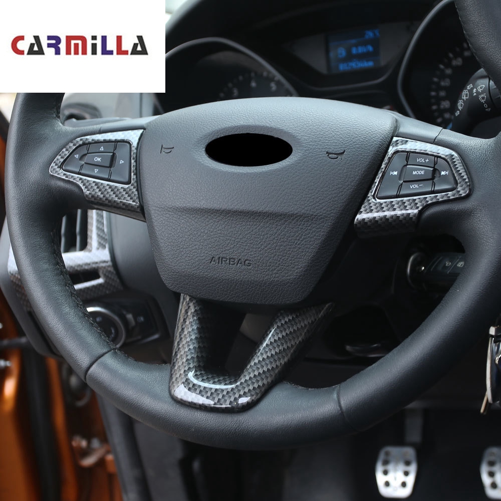 Set 3 nhãn dán trang trí vô lăng xe ô tô Ford ecosport 2018