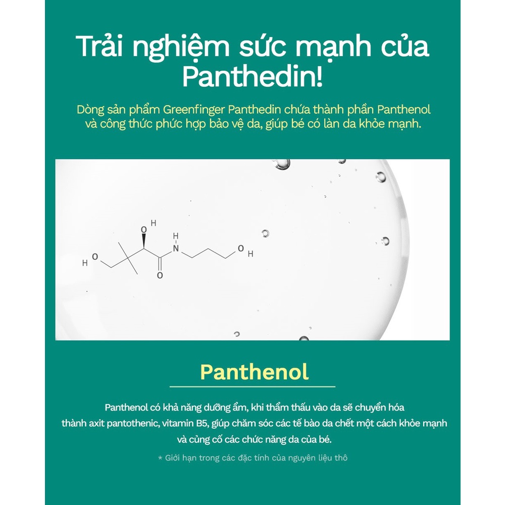 Combo 2 hũ Sáp Dưỡng môi Dưỡng ẩm Đa Năng cho bé (0-36 tháng) Greenfinger Panthedin 5% PANTHENOL Multi Balm 14g (1 hũ)