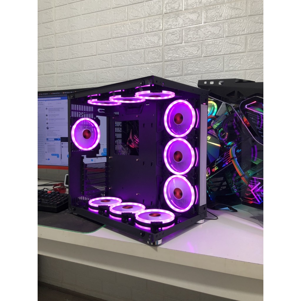 [Mã ELDEC10K giảm 10K đơn 20K] [Xả Kho - Thanh Lý] Fan CoolMoon Dualring RGB 16 Triệu Màu Kèm 366 Hiệu Ứng | WebRaoVat - webraovat.net.vn