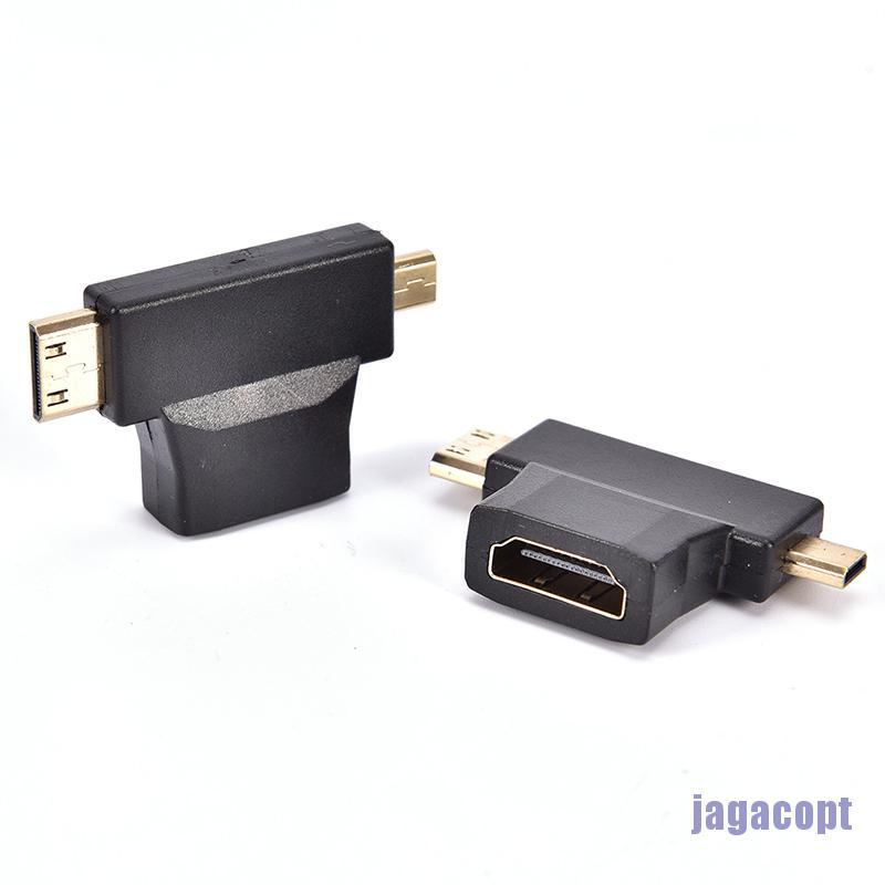 2 Đầu Chuyển Đổi Mini Hdmi Và Micro Hdmi 2 Trong 1