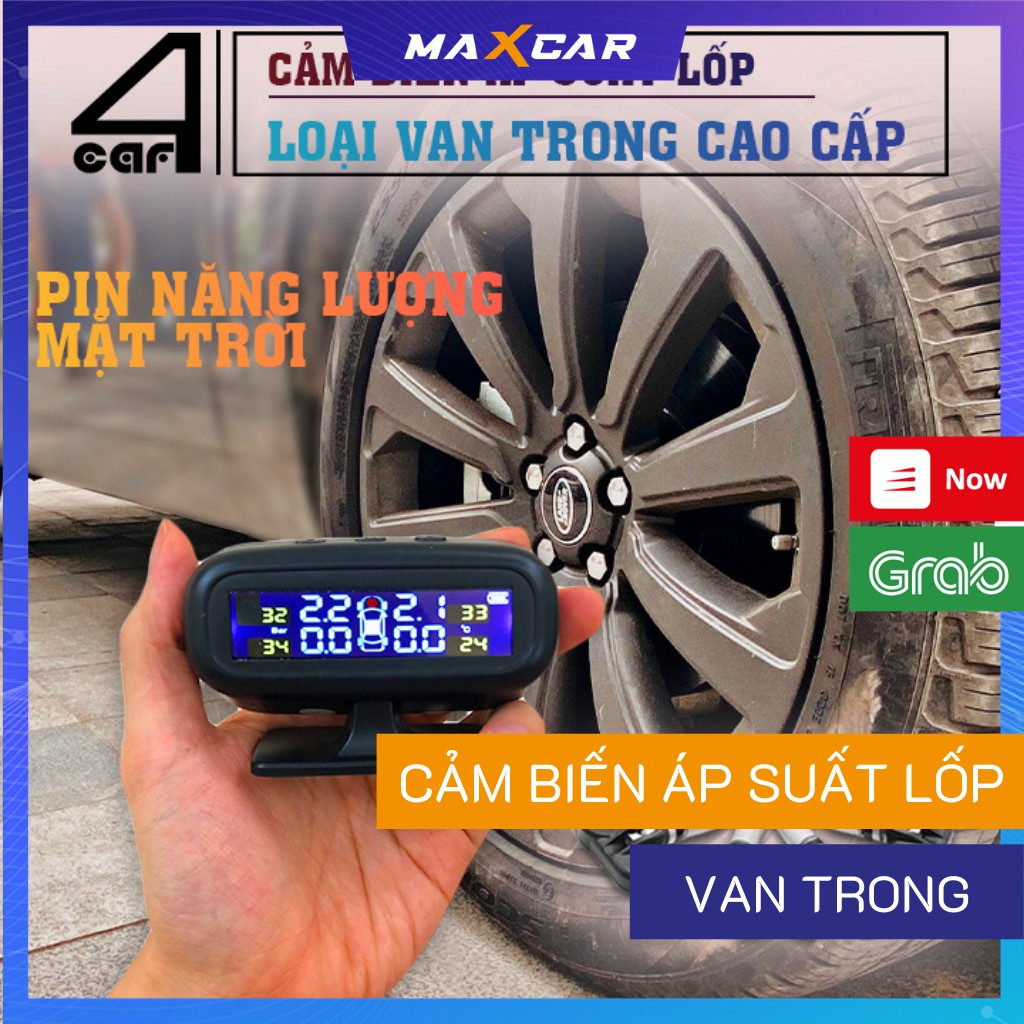 Cảm Biến Áp Suất Lốp Yoelbear TPMS Van Trong / Van Ngoài Chống Nước IP67