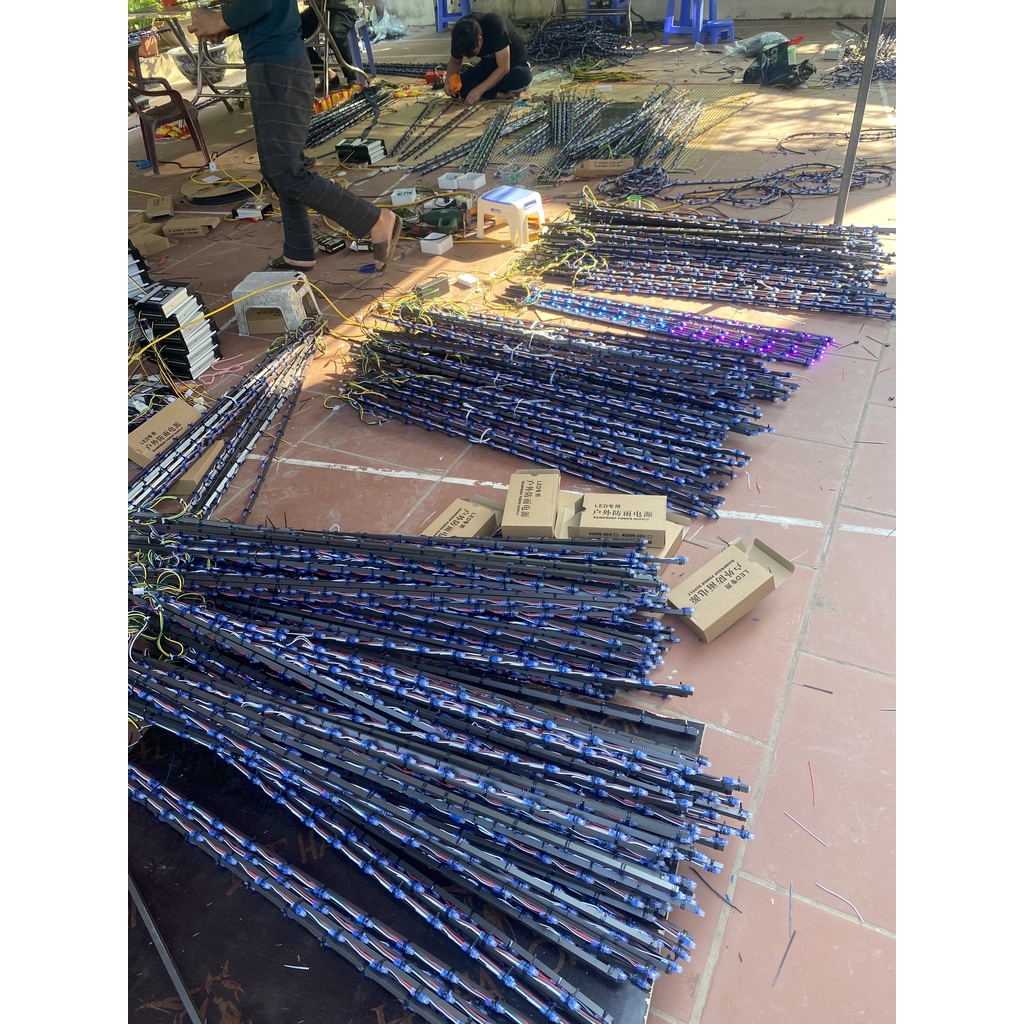 Thanh nhôm U làm tia led pháo hoa