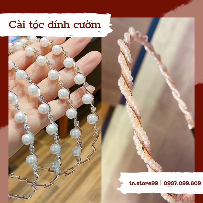 MẪU CÀI TÓC ĐÍNH CƯỜM XINH