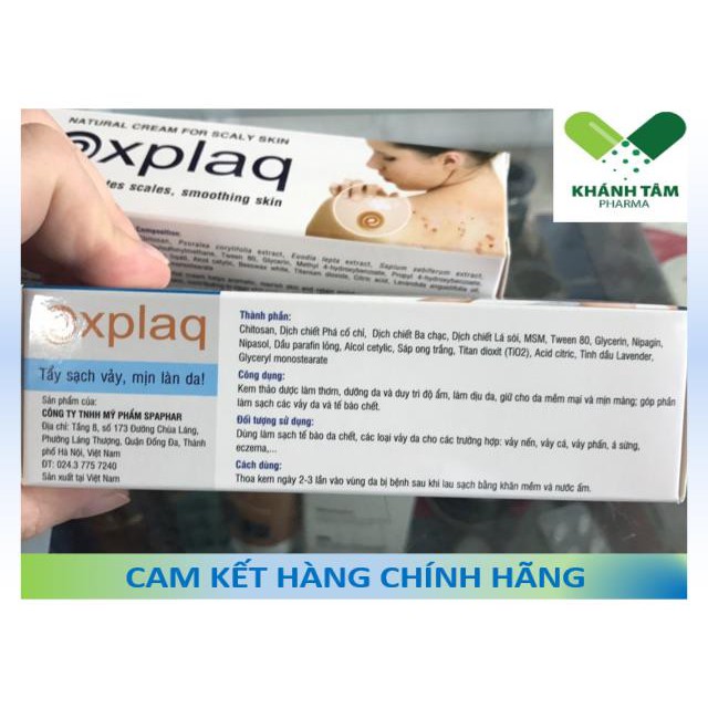 Kem Explaq làm mịn vảy da , á sừng!