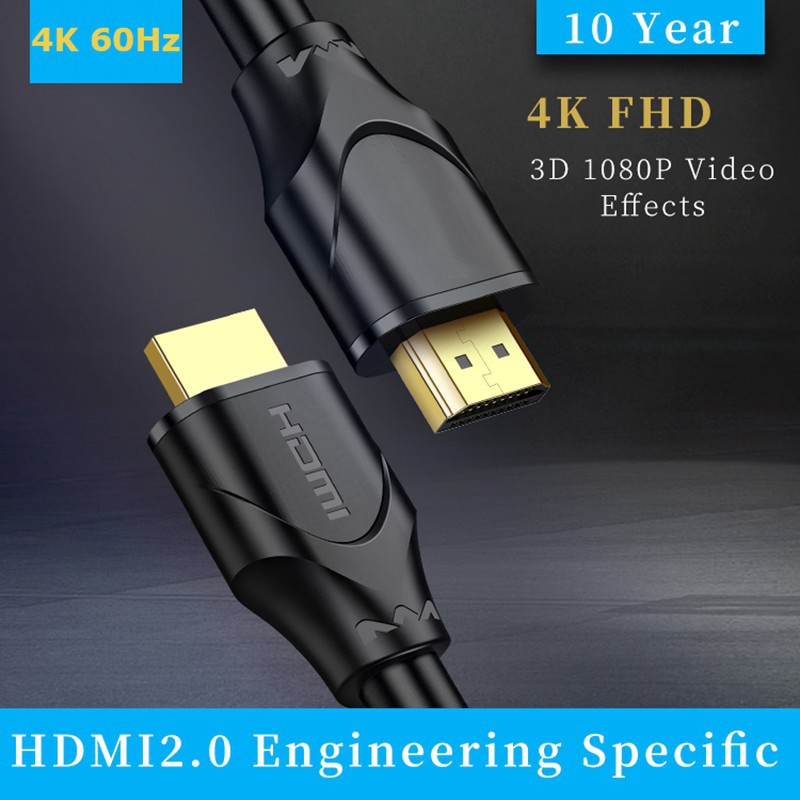Cáp HDMI 4K 4K/60Hz 3D cho PS4/Astro xe hơi 2160P 3D | BigBuy360 - bigbuy360.vn