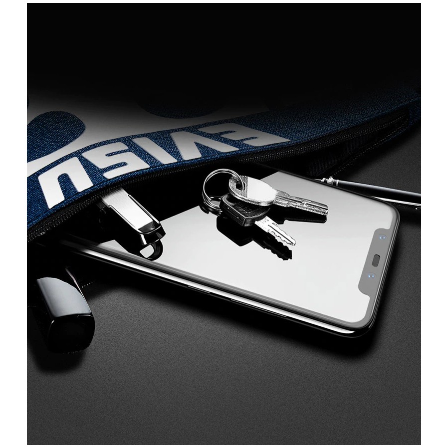 Miếng dán 5D Full màn cho Xiaomi Mi8 - Đen