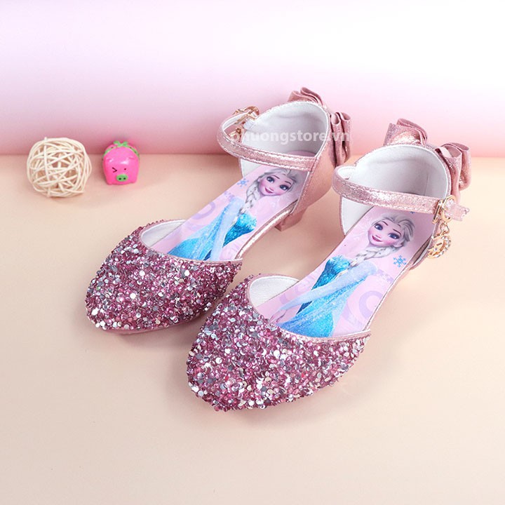 Giày cao gót Elsa công chúa cực kỳ sang trọng cho bé gái từ 4 - 10 tuổi - PS205 - Hàng nhập khẩu