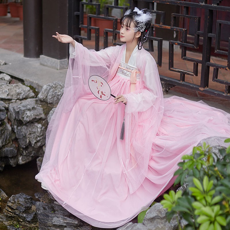 Set đồ Hán Phục phong cách Trung Hoa xinh xắn cho nữ