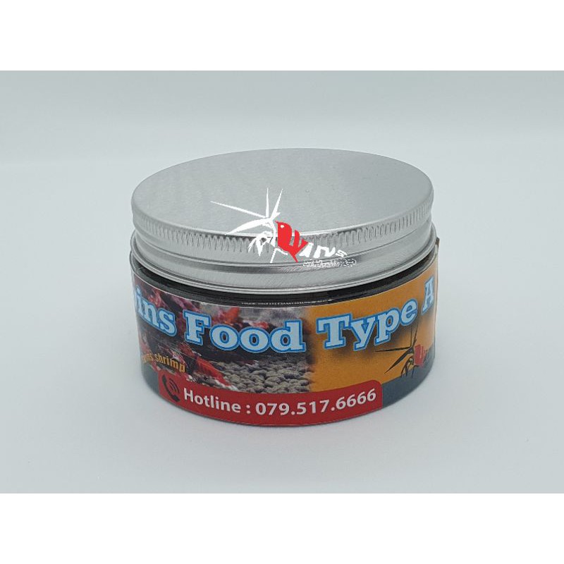50gr Thức Ăn Cho Tép Cảnh Twins Shrimp Food Type A -100% Từ Nguyên Liệu Thực Vật (Sản phẩm của Ebita Breed-Nhật Bản)