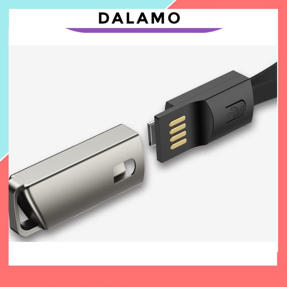 Cáp sạc iPhone Lightning – Type C – Micro USB loại ngắn 20 cm mẫu 2 DALAMO