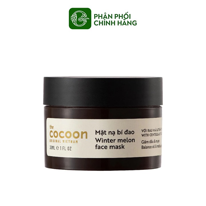 Mặt nạ bí đao The Cocoon Winter Melon Face Mask 30ml