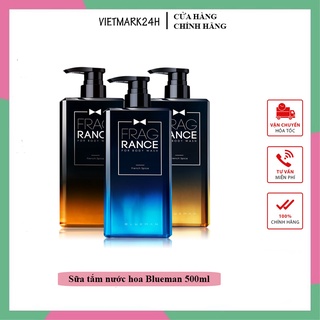 Sữa Tắm Nam Thơm BLUEMAN Tinh Chất Nước Hoa Thơm Cực Lâu Trên Da