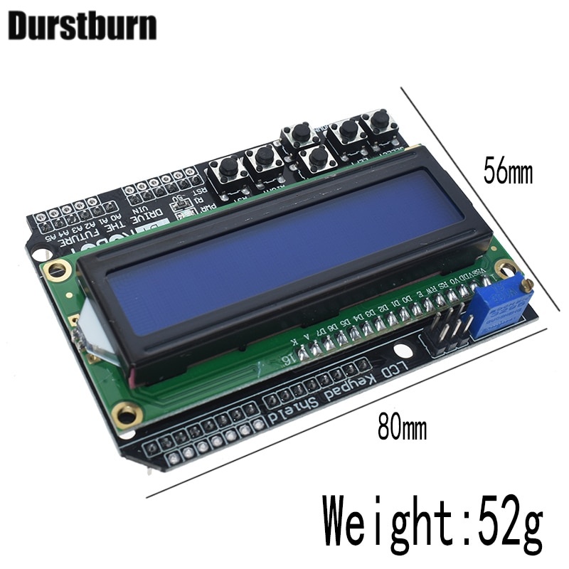 LCD Keypad Shield LCD1602 Màn Hình Lcd 1602 1602 Cho Arduino | BigBuy360 - bigbuy360.vn