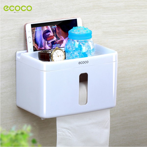 Hộp đựng giấy vệ sinh tiện ích gọn gàng ecoco E1613