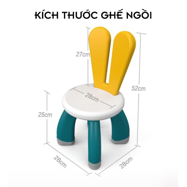 Bộ Bàn Ghế Lego Đa Năng - Kèm bộ xếp hình, lắp ráp cho bé phát triển tư duy