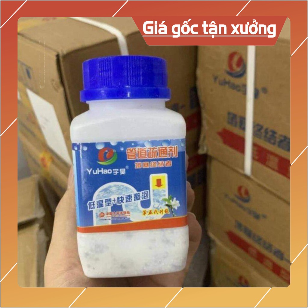 [FREESHIP_Xả Kho Cắt Lỗ] [Chính hãng YuHao] Bột Thông Tắc Cống Bồn Cầu Bồn Rửa Mặt Đường Ống