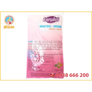 Thạch 3q ngọc trai tiện dụng 2kg eurodeli