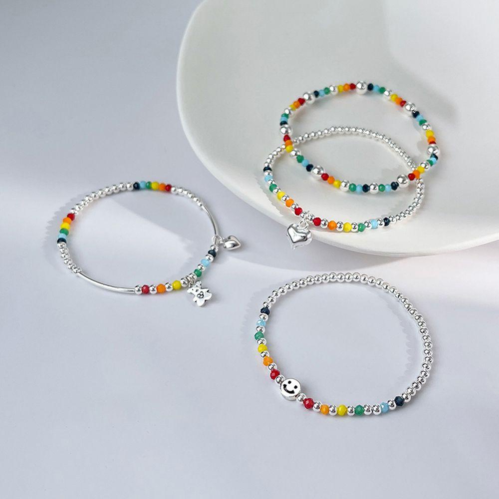 Vòng Tay Chuỗi Hạt Mặt Hình Đám Mây Dễ Thương Cho Nữ