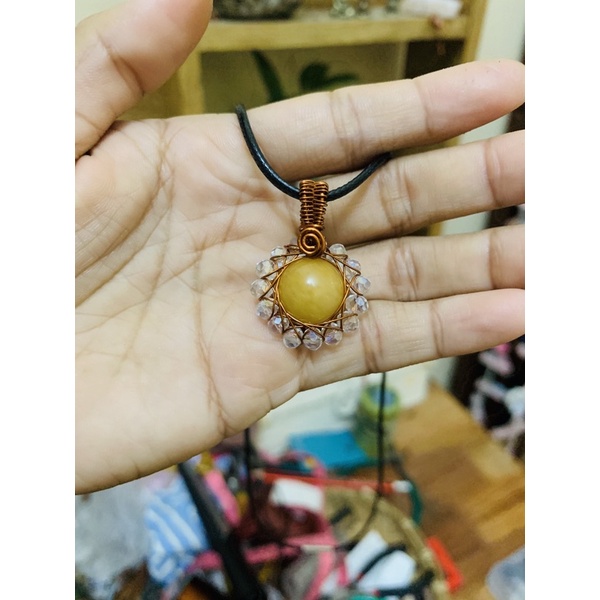 mặt dây chuyền quấn đồng