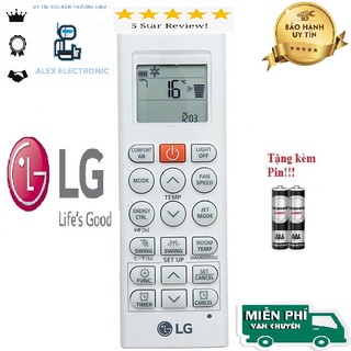  Remote máy lạnh LG-1 NÚT CAM mới - Điều khiển điều hòa LG mới BH 6 tháng-tặng kèm pin 