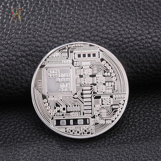 Đồng Xu Bitcoin Bằng Đồng Để Trang Trí